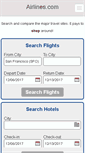 Mobile Screenshot of airlines.com